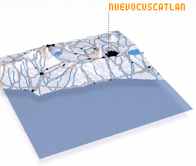 3d view of Nuevo Cuscatlán