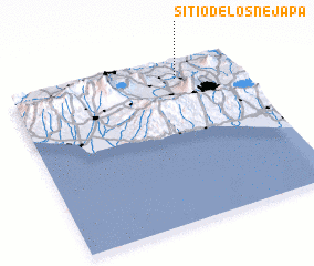 3d view of Sitio de Los Nejapa