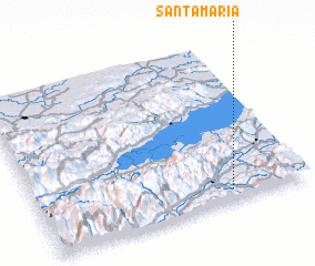 3d view of Santa María