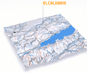 3d view of El Calvario