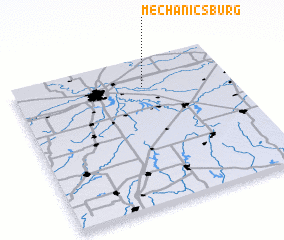 3d view of Mechanicsburg