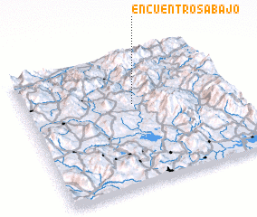 3d view of Encuentros Abajo