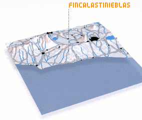 3d view of Finca Las Tinieblas