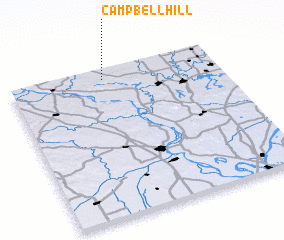 3d view of Campbell Hill