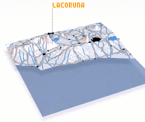 3d view of La Coruña