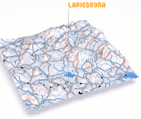 3d view of La Piedrona