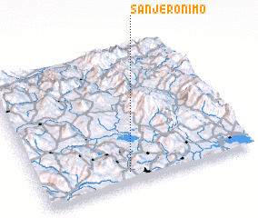 3d view of San Jerónimo