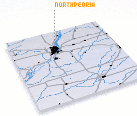 3d view of North Peoria
