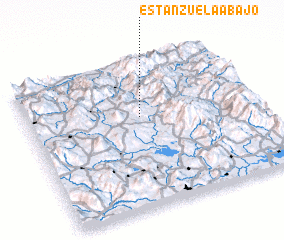 3d view of Estanzuela Abajo