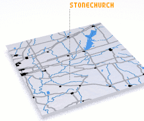 3d view of Stone Church