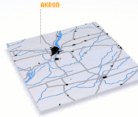 3d view of Akron