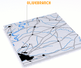 3d view of Olive Branch