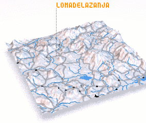 3d view of Loma de La Zanja