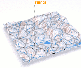 3d view of Tiúcal