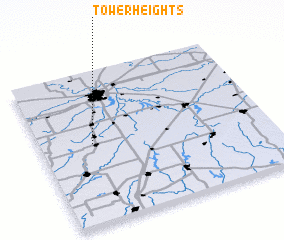 3d view of Tower Heights