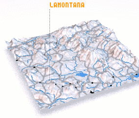 3d view of La Montaña