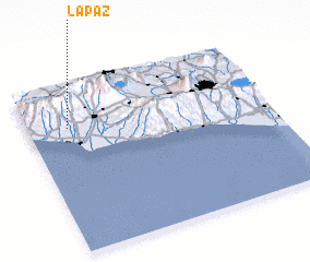 3d view of La Paz