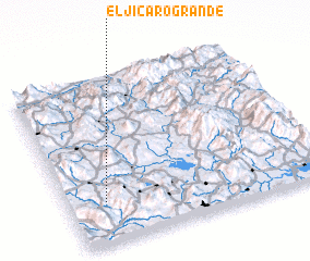 3d view of El Jícaro Grande