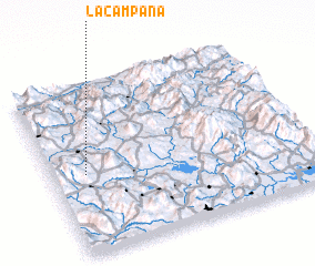 3d view of La Campana