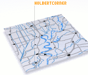 3d view of Holbert Corner