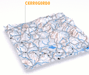 3d view of Cerro Gordo