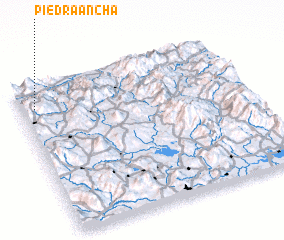 3d view of Piedra Ancha