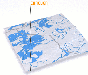 3d view of Cancuén