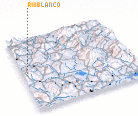 3d view of Río Blanco