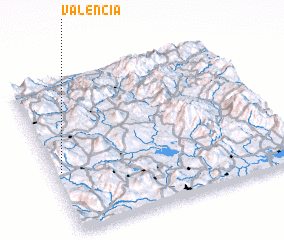 3d view of Valencia
