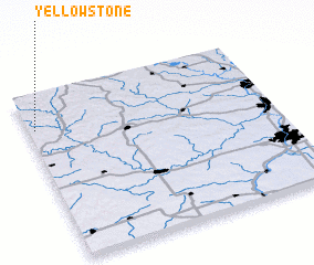 3d view of Yellowstone