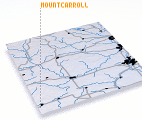 3d view of Mount Carroll