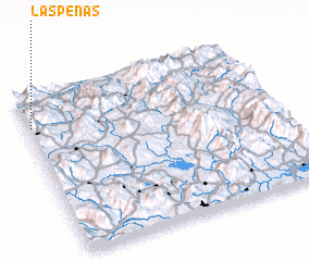 3d view of Las Peñas