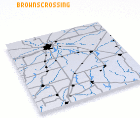 3d view of Browns Crossing