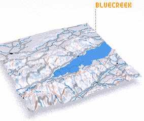 3d view of Blue Creek