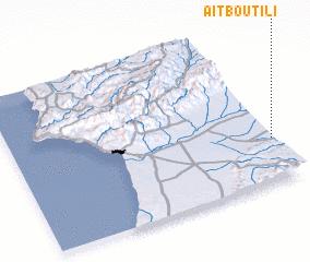 3d view of Aït Boutili