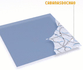 3d view of Cabanas do Chão