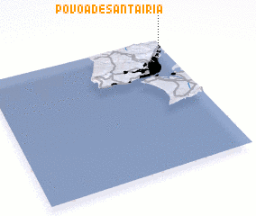 3d view of Póvoa de Santa Iria