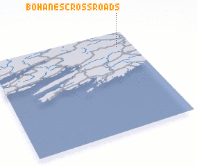 3d view of Bohaneʼs Cross Roads