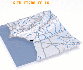 3d view of Aït Khetab Oufella