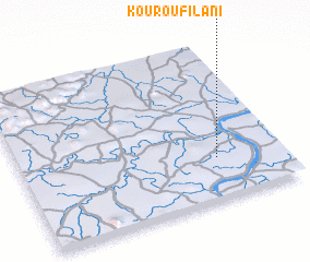 3d view of Kourou Filani