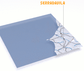 3d view of Serra da Vila