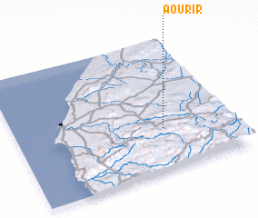 3d view of Aourir