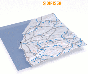 3d view of Sidi Aïssa