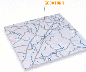 3d view of Gebo Town
