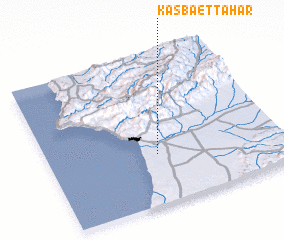 3d view of Kasba et Tahar