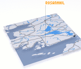 3d view of Ros an Mhíl