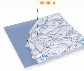 3d view of Bou Mkila