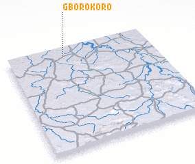 3d view of Gborokoro