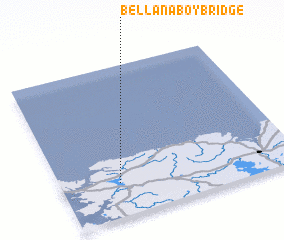 3d view of Bellanaboy Bridge