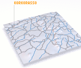 3d view of Korkorasso